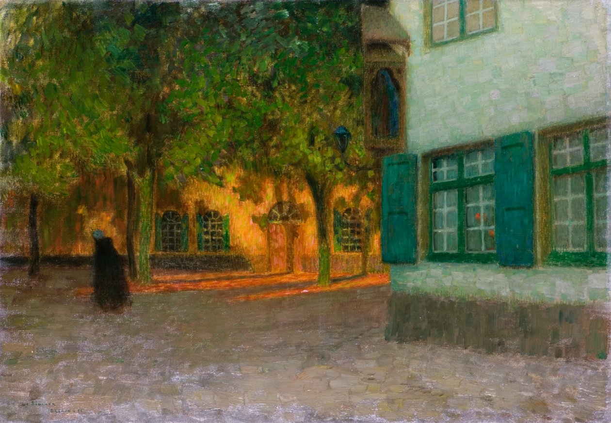 Huset med de gröna luckorna av Henri Eugene Augustin Le Sidaner