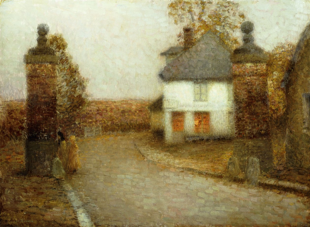 Pelarna, Gerberoy; Pelarna, Gerberoy av Henri Eugene Augustin Le Sidaner