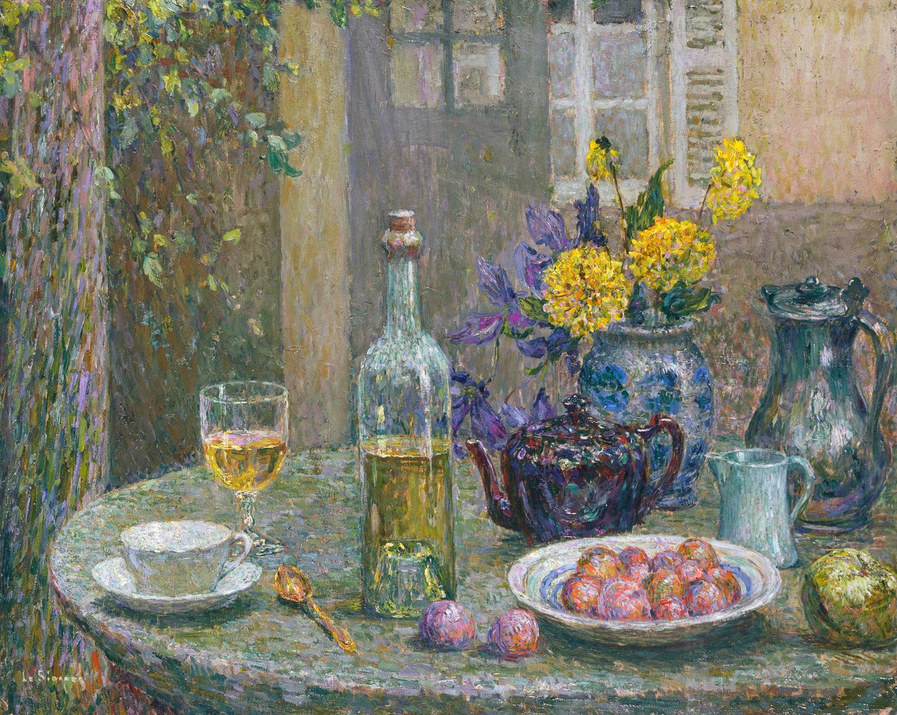 Gula Dahlior; Gula Dahlior av Henri Eugene Augustin Le Sidaner