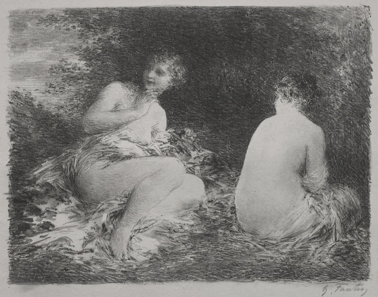 Badgäster av Henri Fantin-Latour