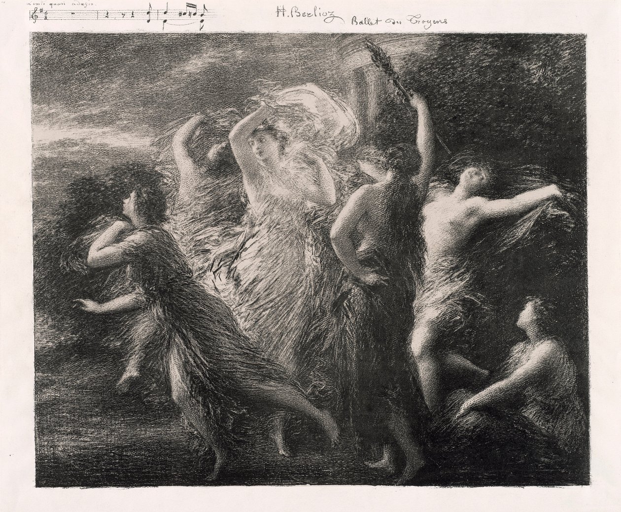 Trojanernas dans av Henri Fantin-Latour