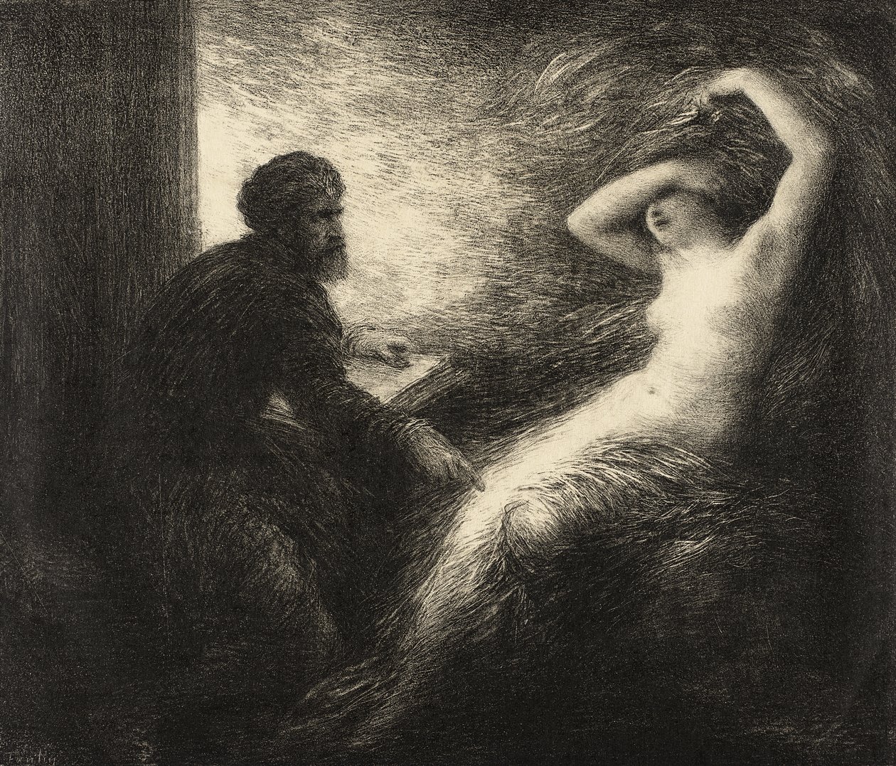 Kundrys frammaning av Henri Fantin-Latour