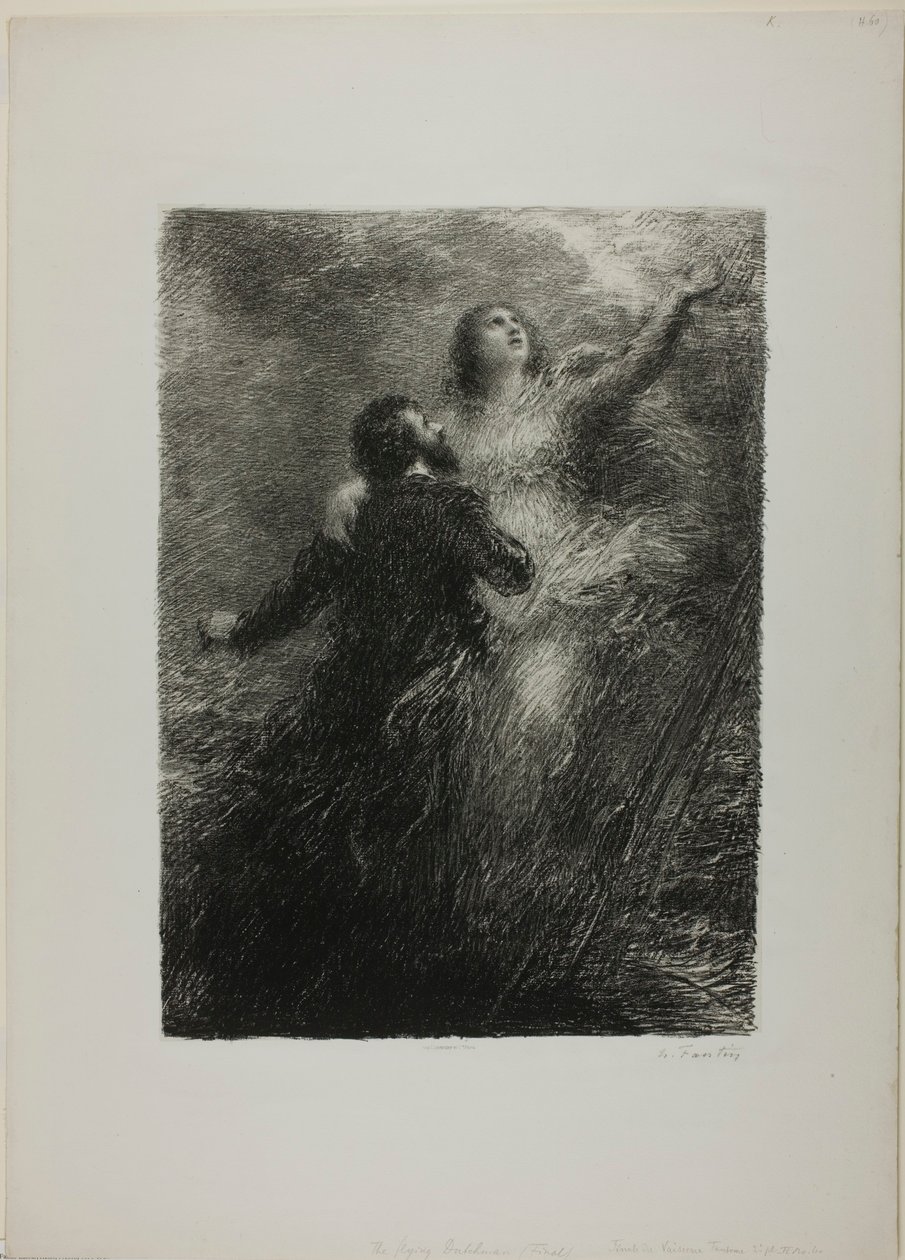 Finalen av den flygande holländaren, andra plattan av Henri Fantin-Latour