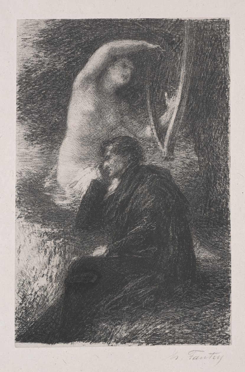 Lélio: Den eoliska harpan av Henri Fantin-Latour