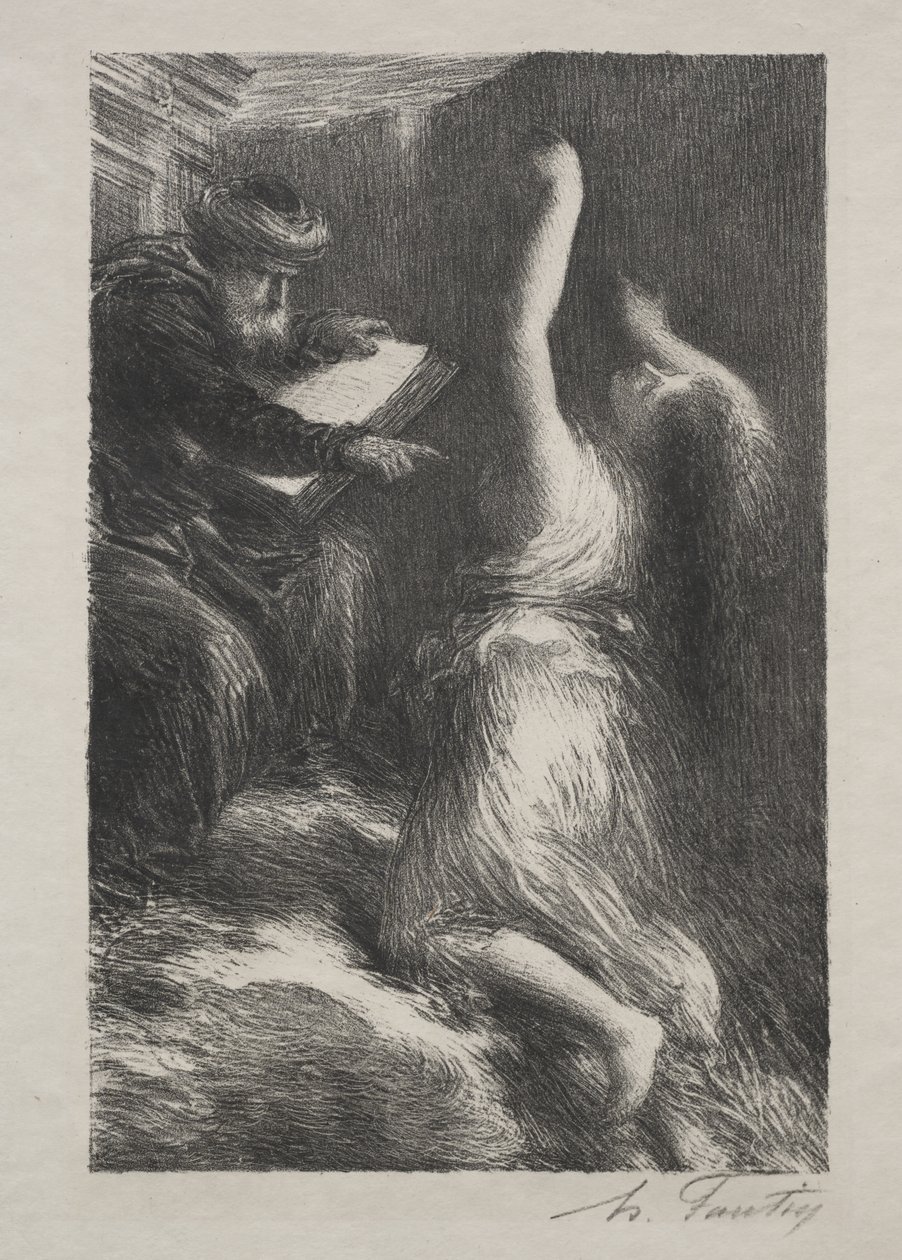 Parsifal, Akt II: Frammaning av Kundry av Henri Fantin-Latour