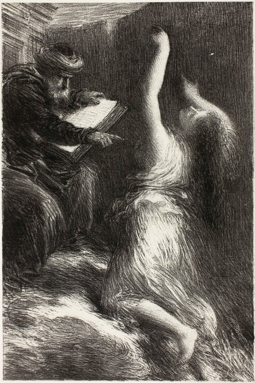 Parsifal, Akt II: Frammaning av Kundry av Henri Fantin-Latour