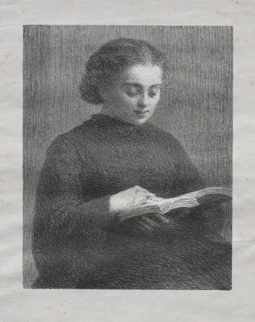 Läsning: Porträtt av konstnärens syster av Henri Fantin-Latour