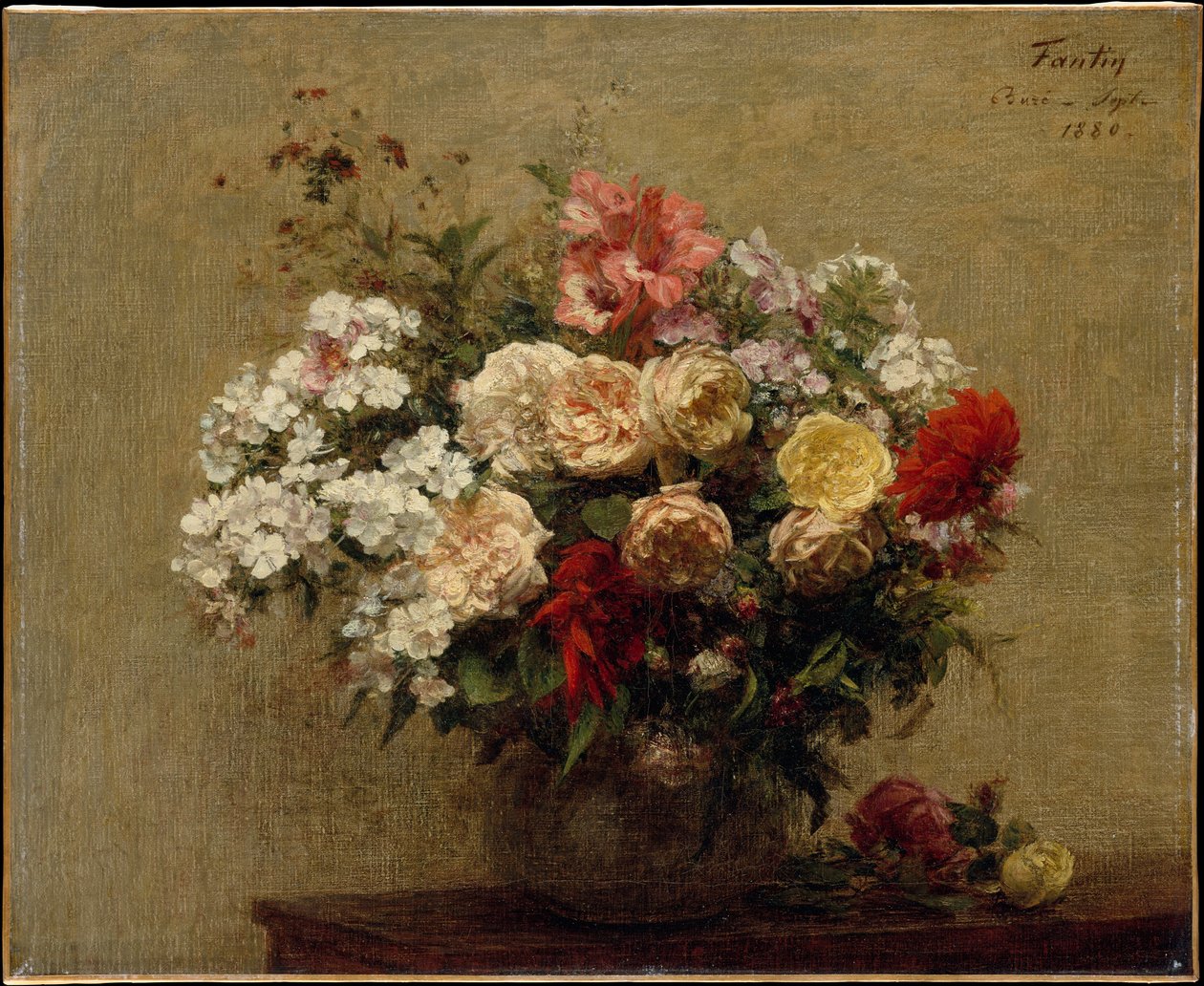 Sommarblommor av Henri Fantin-Latour