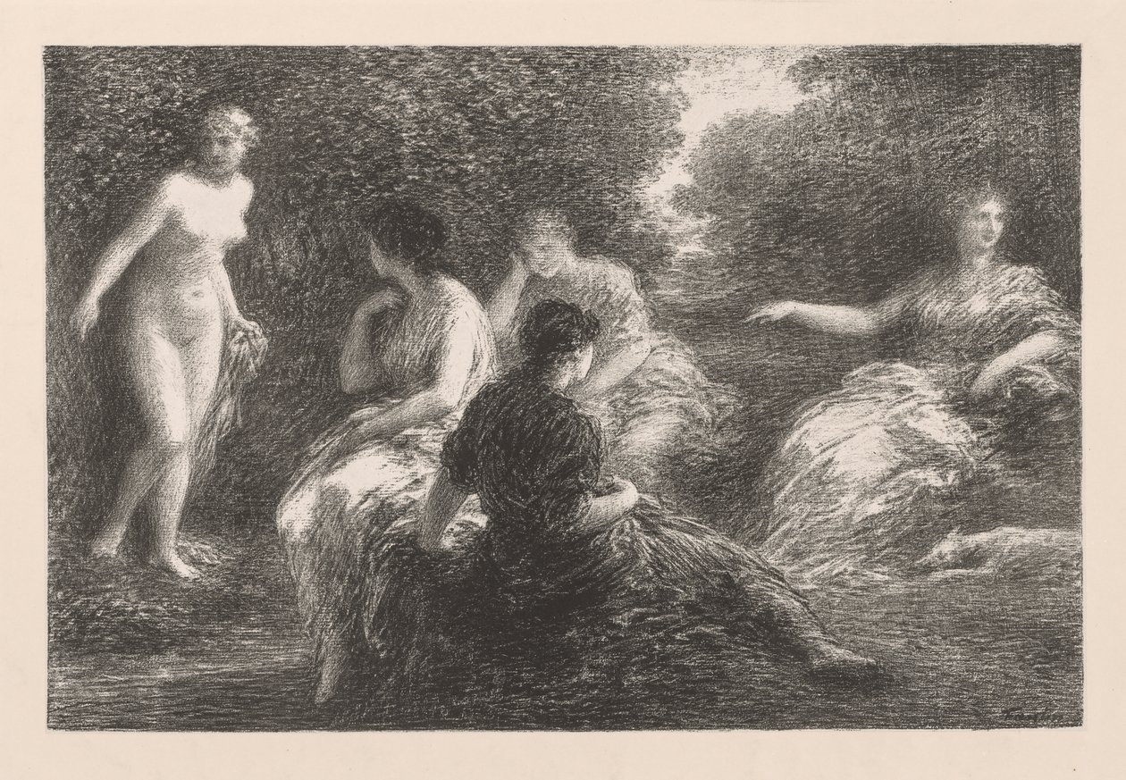 Badgästerna av Henri Fantin-Latour