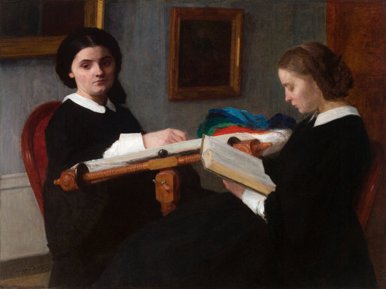 De två systrarna av Henri Fantin-Latour