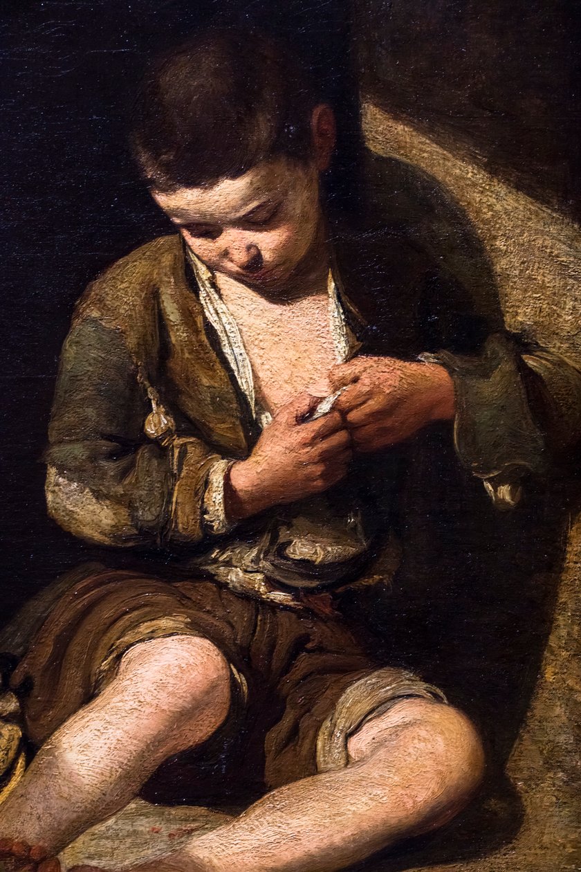 Den unge tiggaren efter Murillo av Henri Fantin-Latour