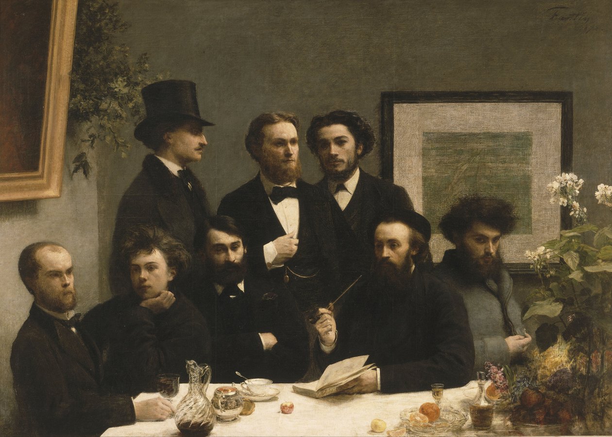 Ett hörn av bordet av Henri Fantin-Latour