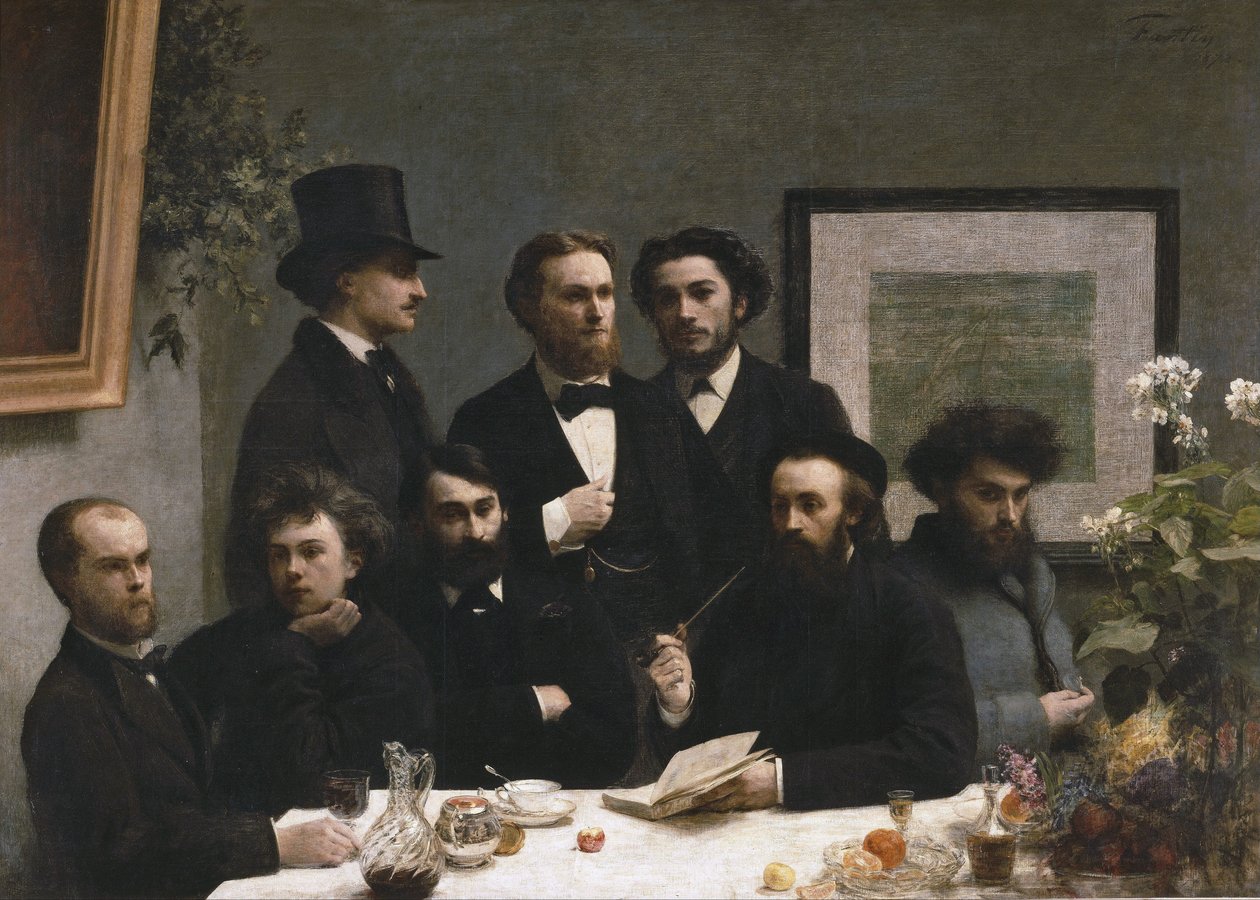 Ett hörn av bordet av Henri Fantin-Latour