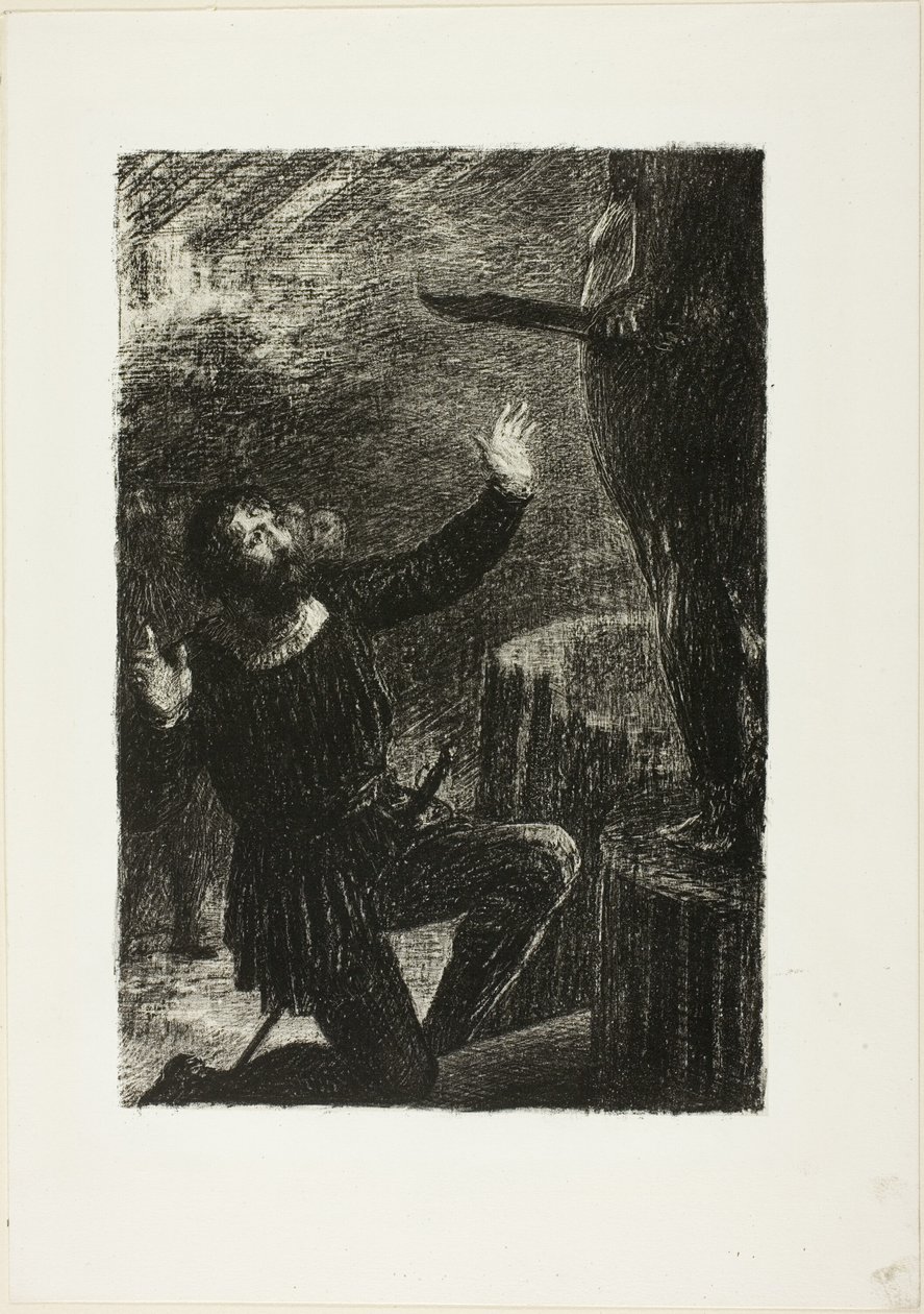 Benvenuto Cellini, Act III: The Casting of Perseus av Ignace Henri Jean Fantin Latour