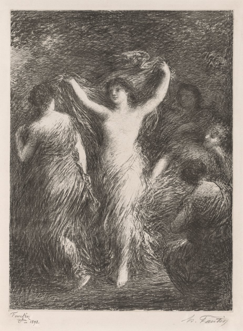 danser av Ignace Henri Jean Fantin Latour