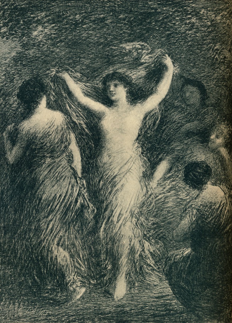 Dansare, c1900 av Ignace Henri Jean Fantin Latour