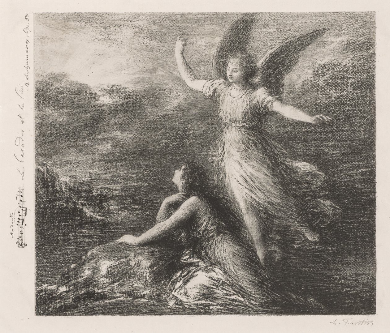 Debut från Paradise and the Peri (andra plattan) av Ignace Henri Jean Fantin Latour