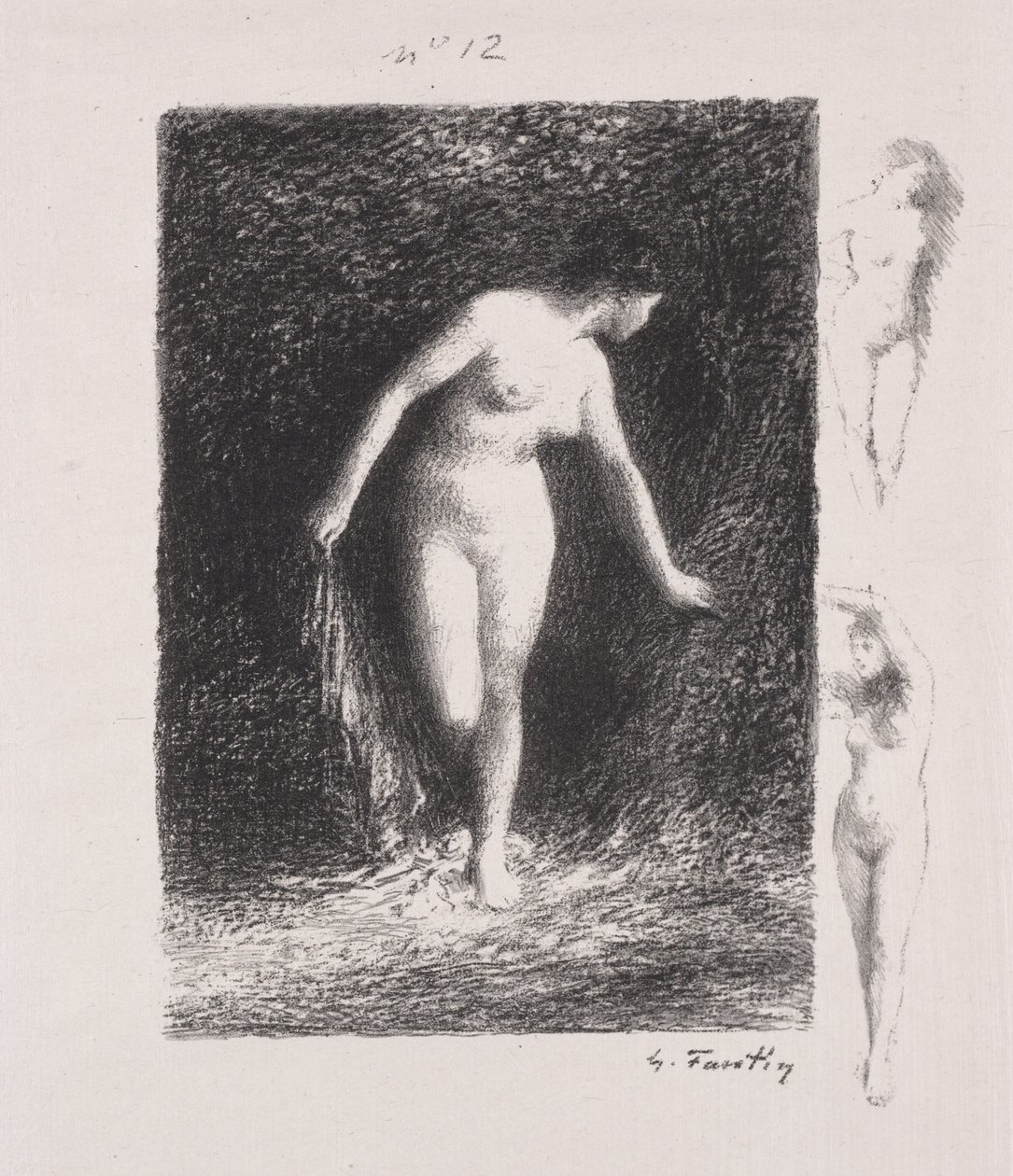 Diane av Ignace Henri Jean Fantin Latour