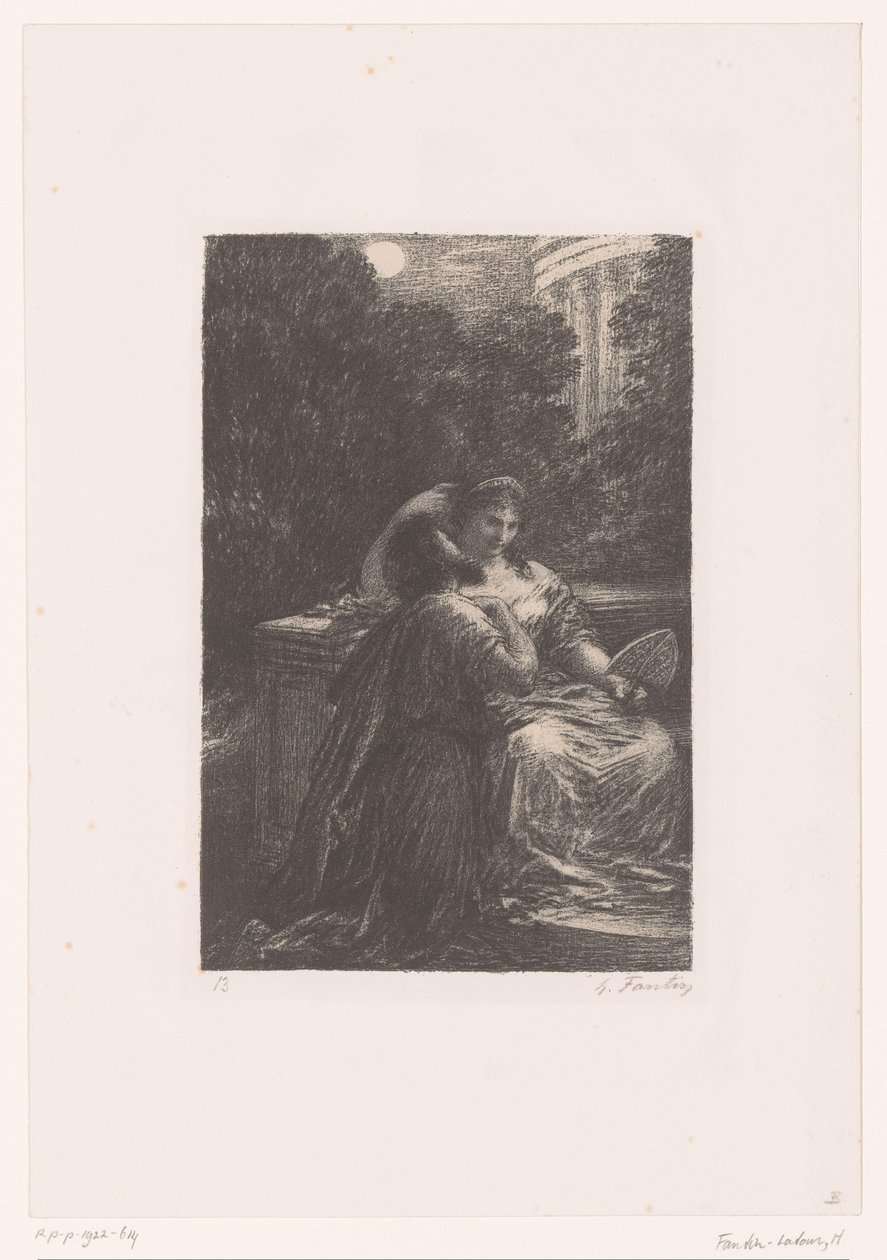 Dido och Aeneas i månskenet Les Troyens i Kartago. Akt III. Duo d