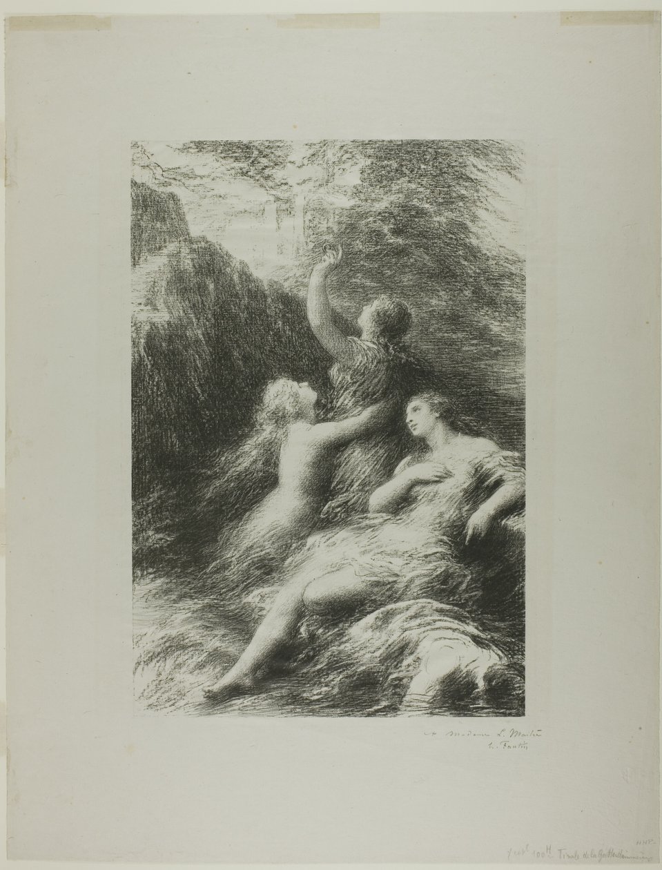 Finalen till Twilight of the Gods av Ignace Henri Jean Fantin Latour