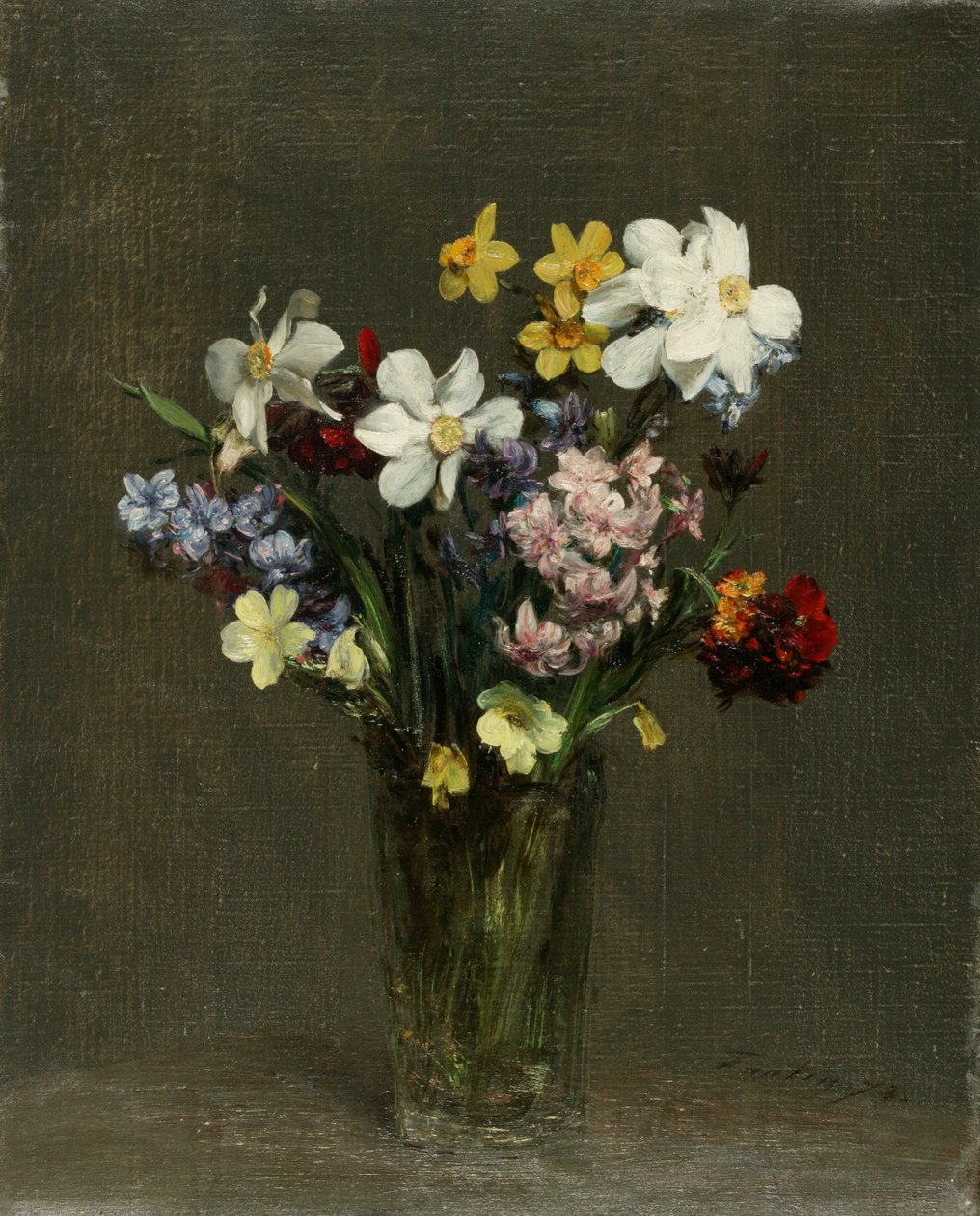 Blommor I En Vas av Henri Fantin Latour