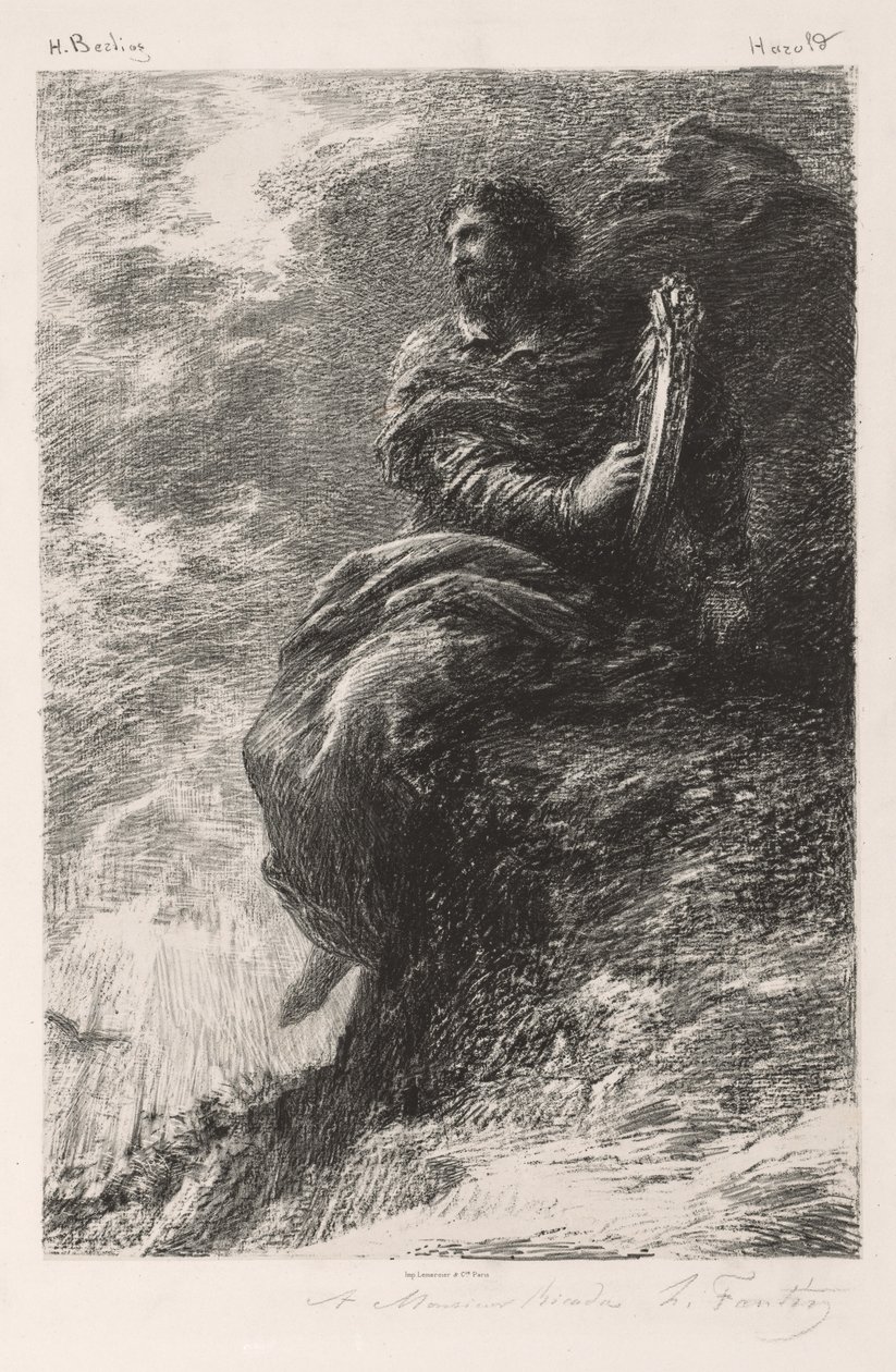 Harolde i bergen av Ignace Henri Jean Fantin Latour