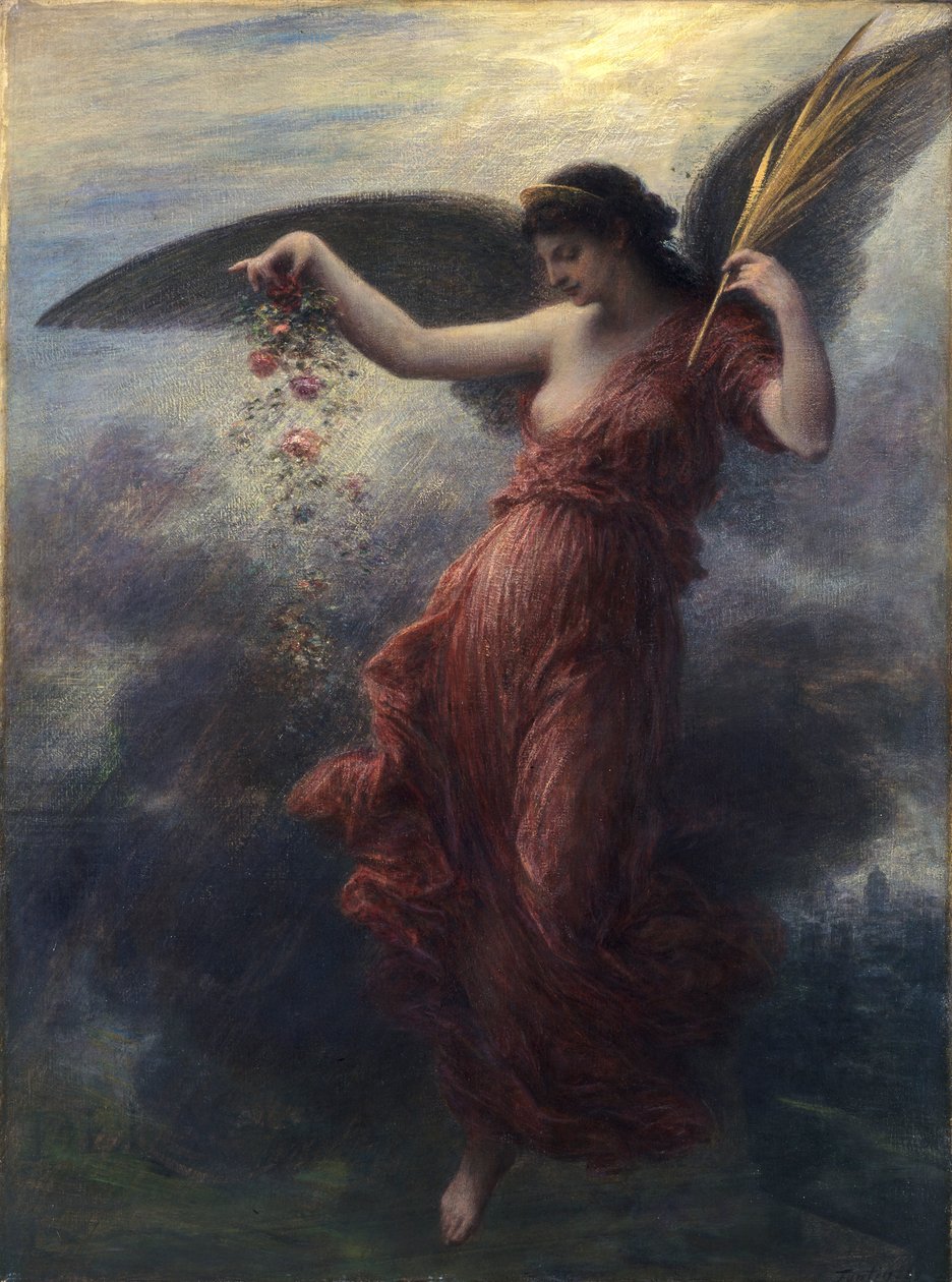 "Odödlighet", 1889 av Ignace Henri Jean Fantin Latour