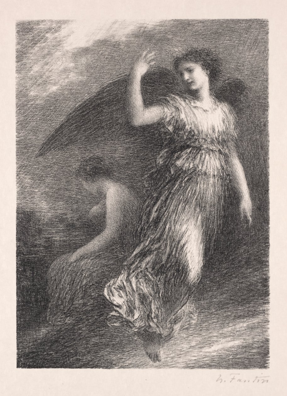 Paradise and the Peri - Debut av Ignace Henri Jean Fantin Latour