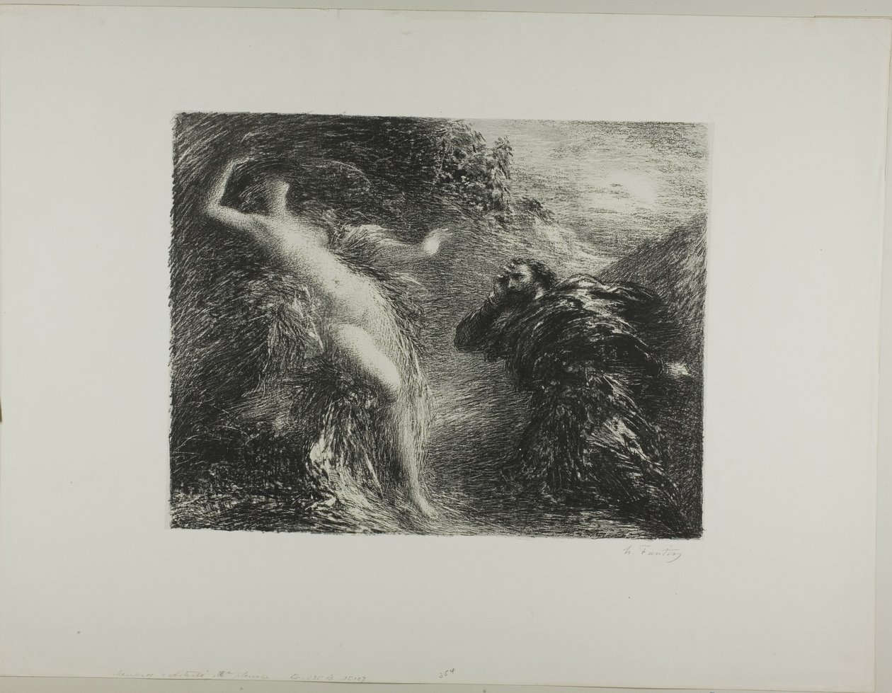Manfred och Astartea, tredje plattan av Ignace Henri Jean Fantin Latour