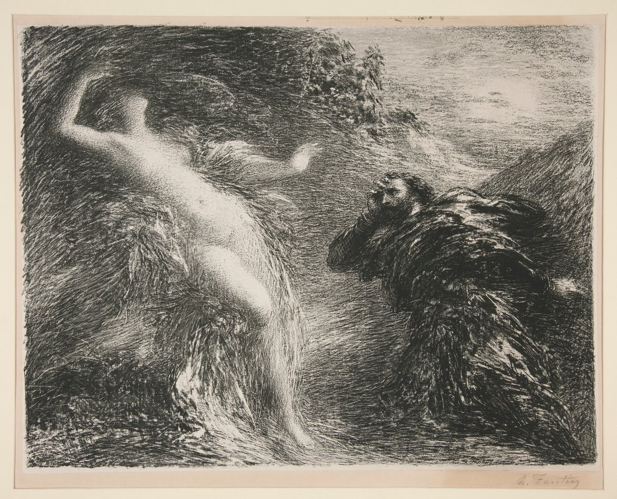 Manfred och Astaire av Ignace Henri Jean Fantin Latour