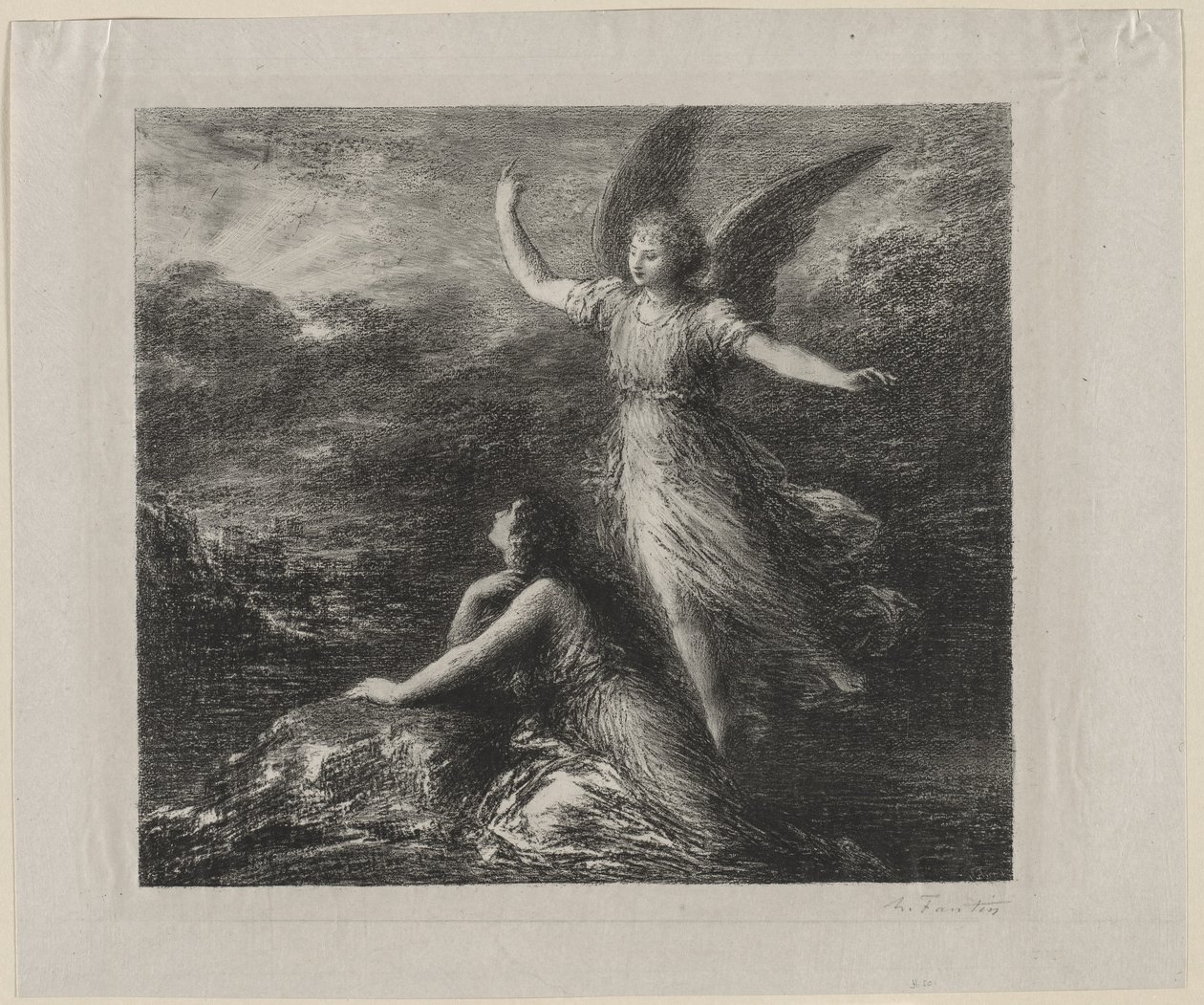 Paradiset och Peri av Henri Fantin Latour