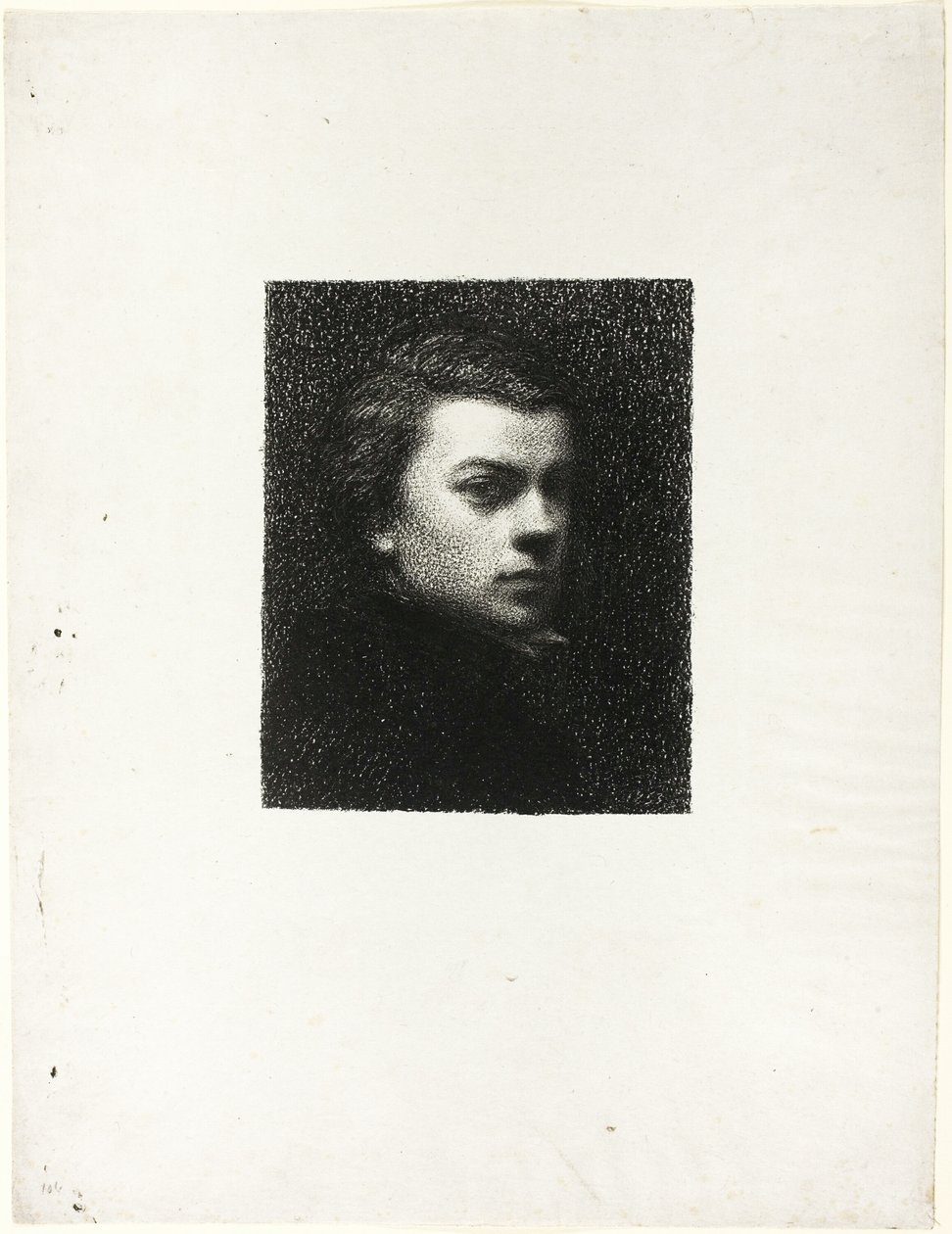 Porträtt av konstnären vid sjutton års ålder av Ignace Henri Jean Fantin Latour