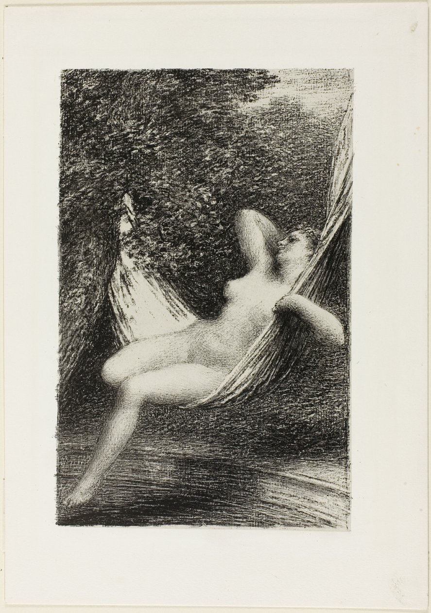 Sara badaren av Ignace Henri Jean Fantin Latour