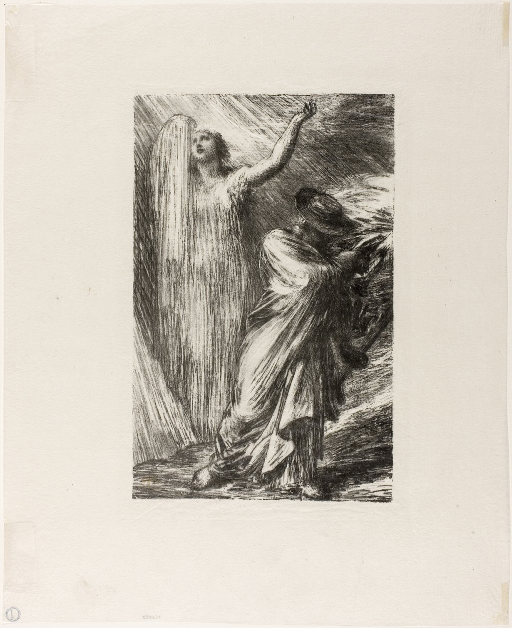 Siegfried: Akt III, Frammaning av Erda av Ignace Henri Jean Fantin Latour