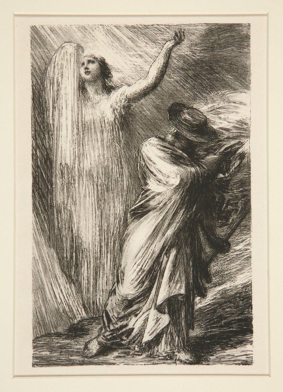 Siegfried: acte II, ?kallelse d av Ignace Henri Jean Fantin Latour