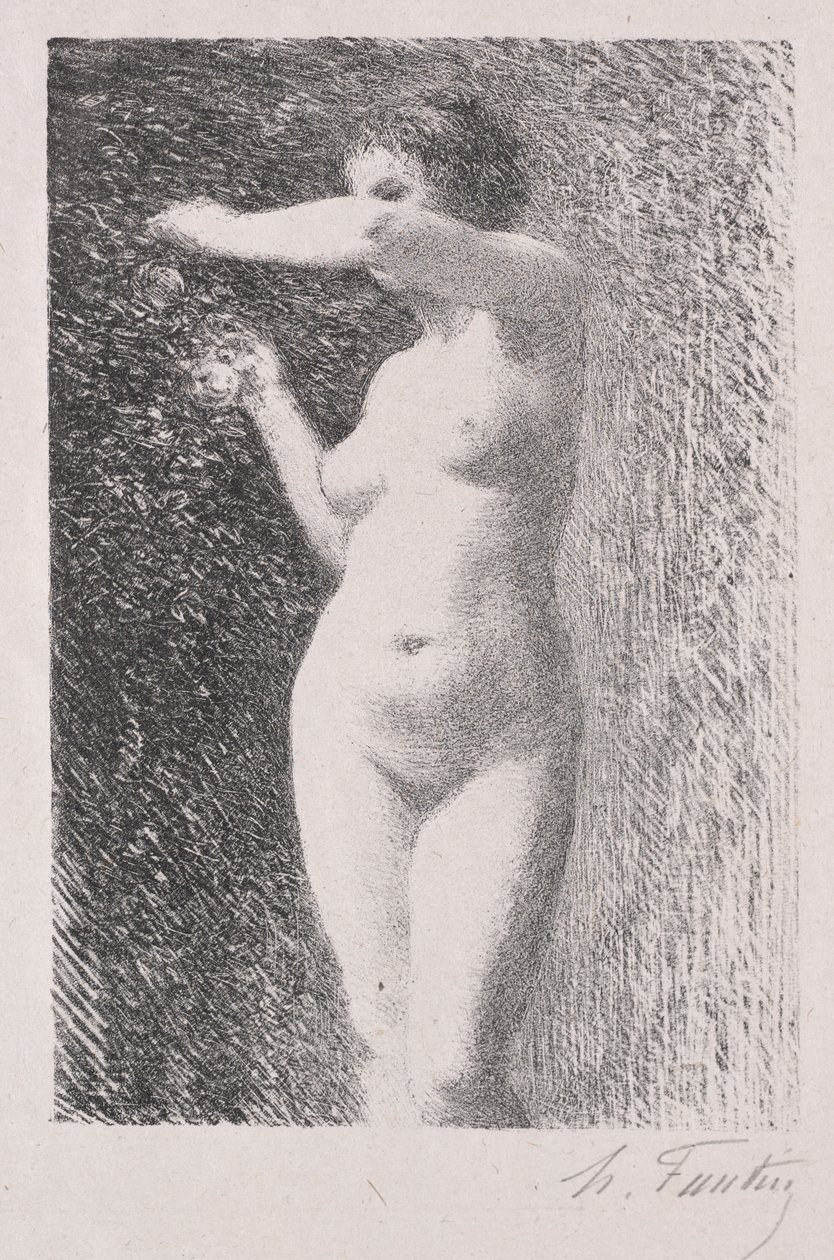 Studera för Eva av Ignace Henri Jean Fantin Latour