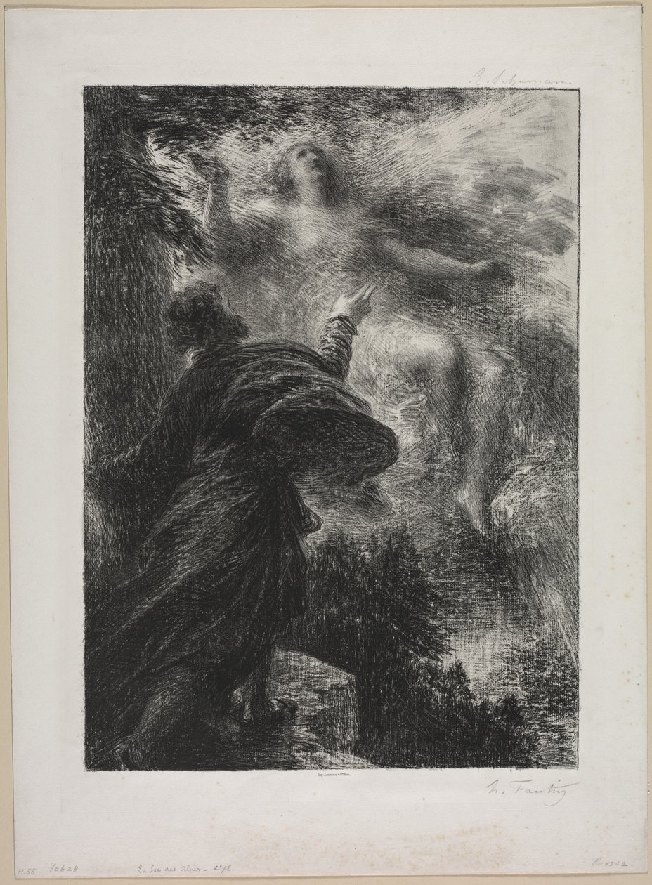 Alpernas älva av Ignace Henri Jean Fantin Latour