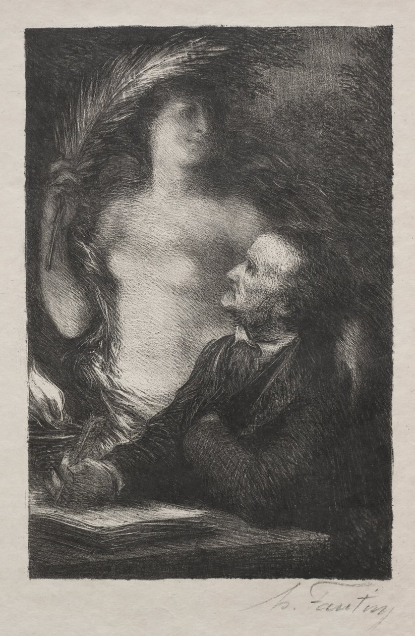 Musan av Ignace Henri Jean Fantin Latour