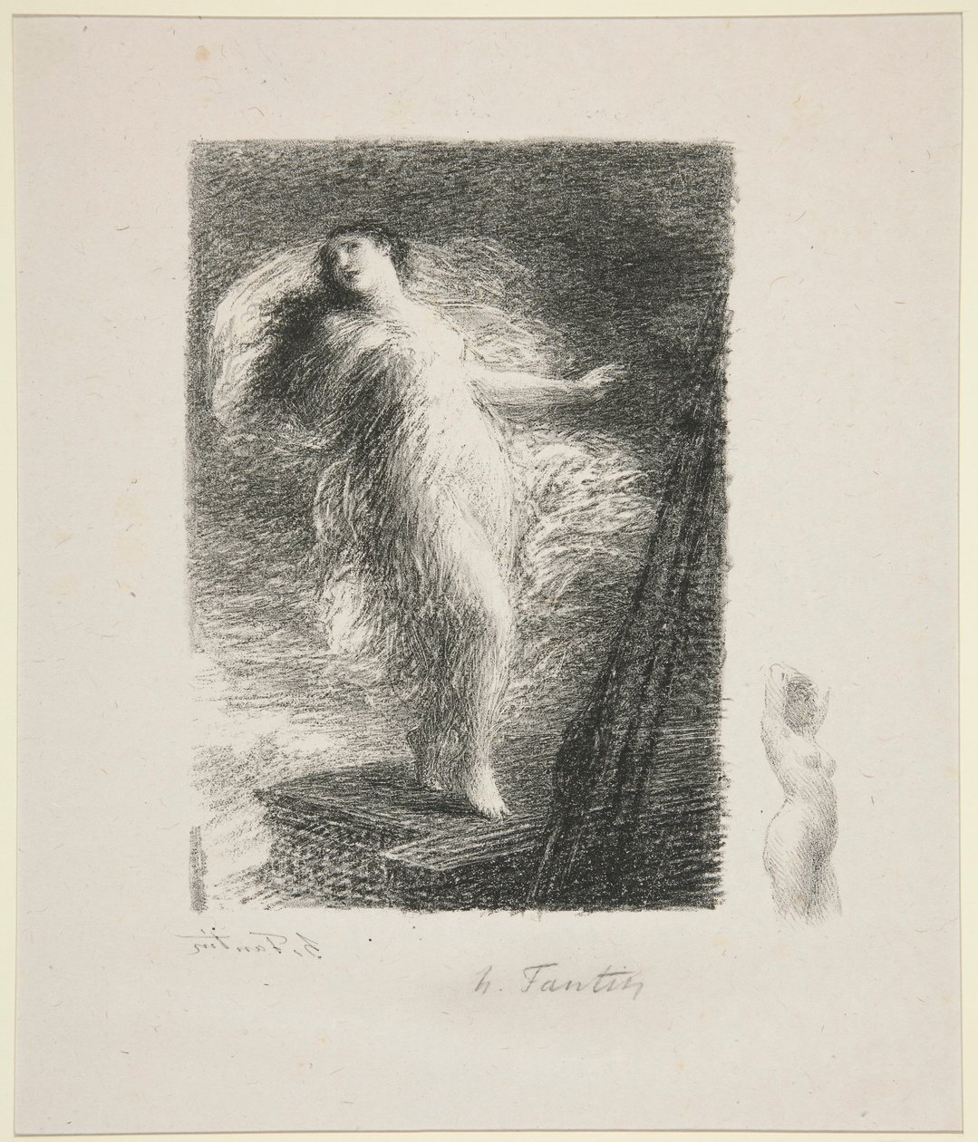 Den unge tarentinaren av Ignace Henri Jean Fantin Latour