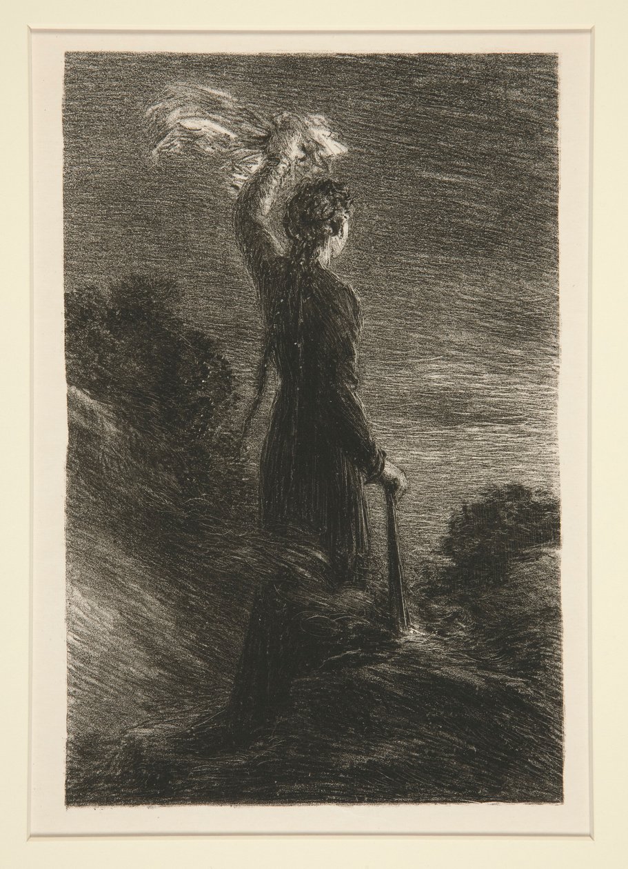 Tristan och Isolde: Akt II, Signal i natten av Ignace Henri Jean Fantin Latour