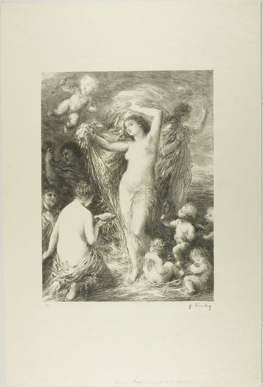 Venus kommer fram av Ignace Henri Jean Fantin Latour