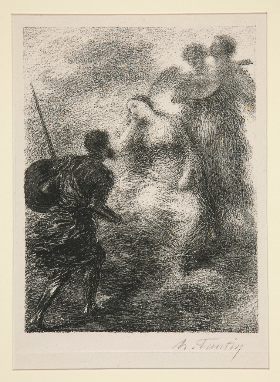 Visionen av Oberon av Ignace Henri Jean Fantin Latour