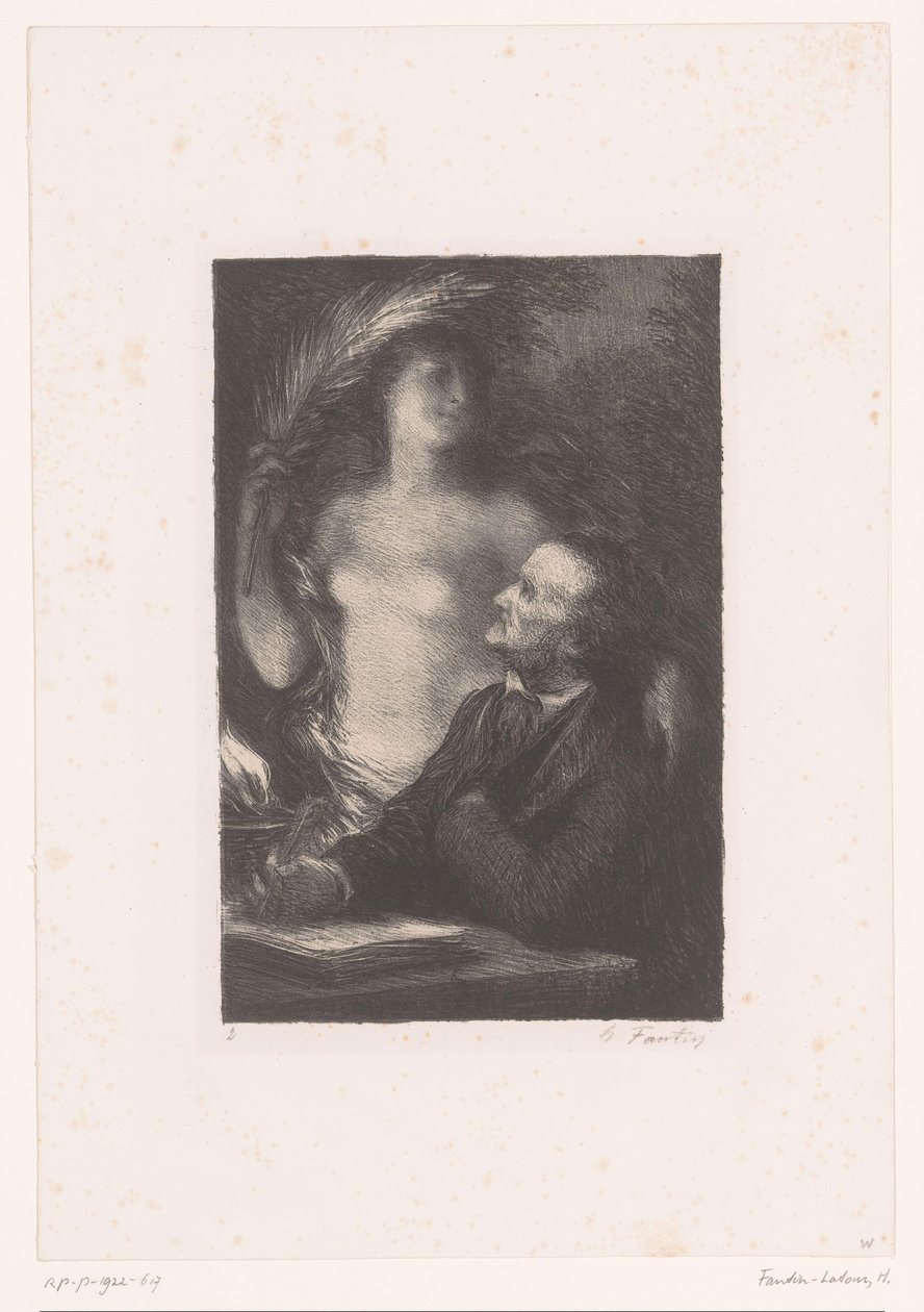 Wagner ser upp till sin musa La Muse Richard Wagners liv och verk (serietitel) av Ignace Henri Jean Fantin Latour