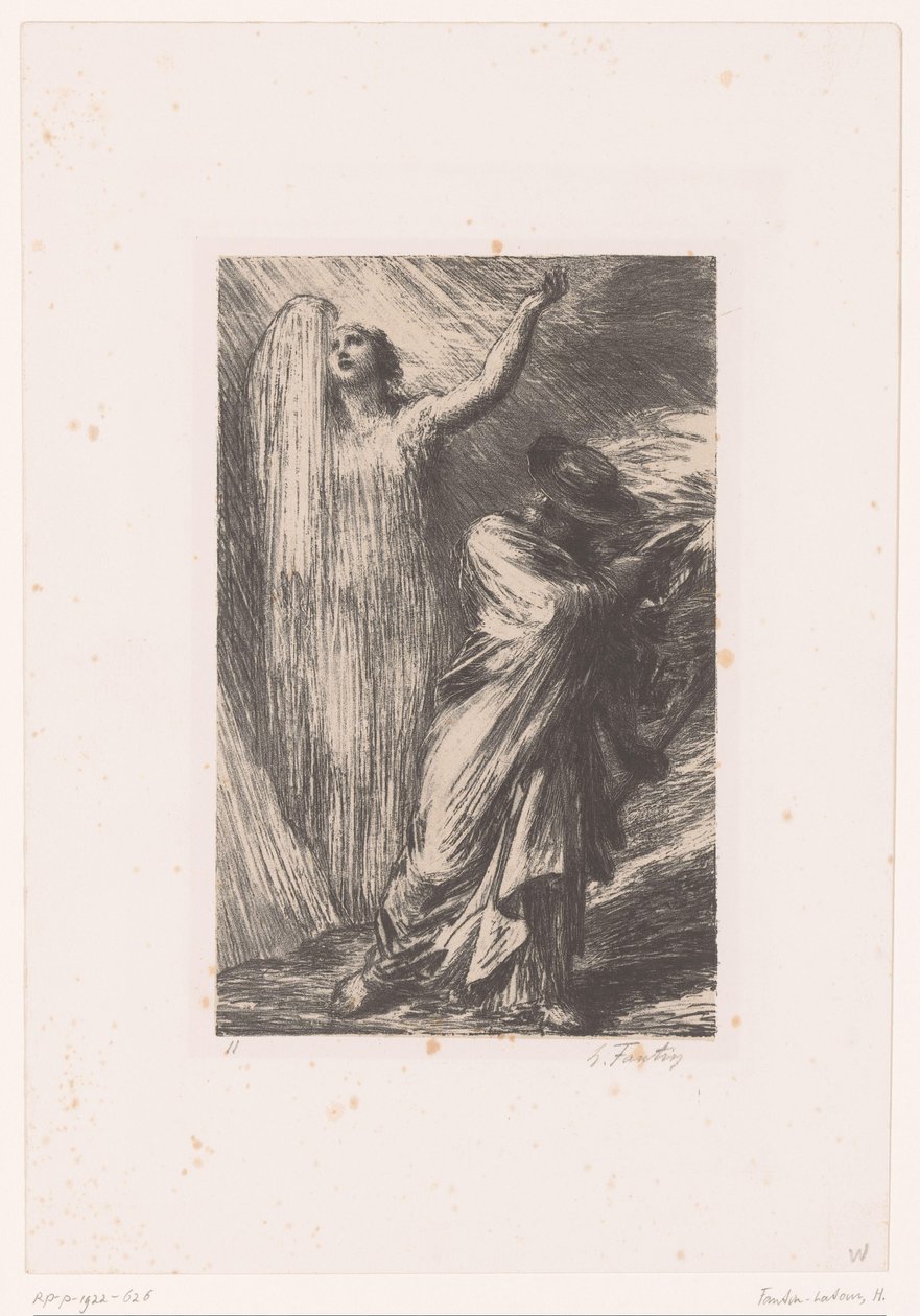 Wotan tillkallar jordgudinnan Erda Siegfried. Akt III. Evocation d