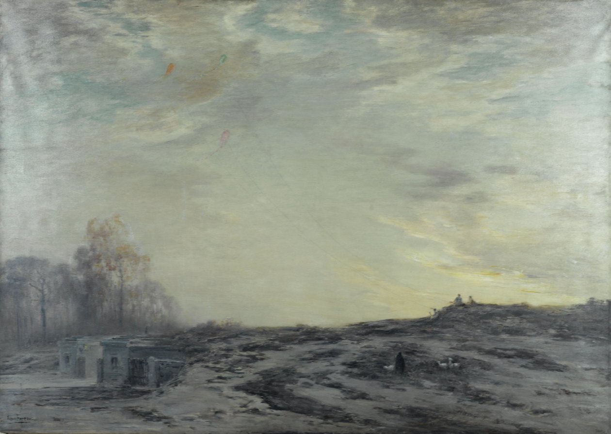La Banlieue de Paris aux environs des fortifications, ca 1923 (olja på duk) av Henri Foreau