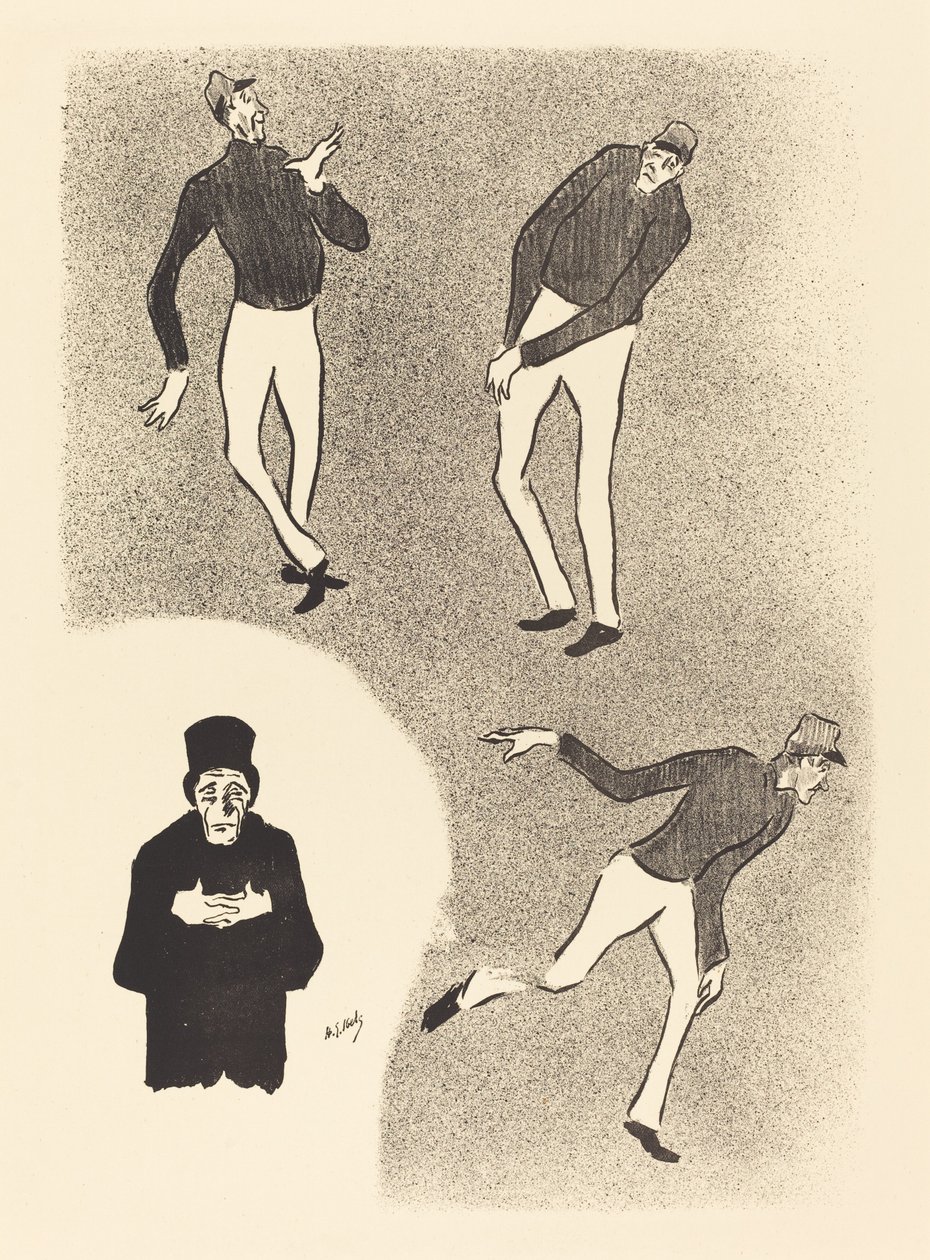 Clowner av Henri Gabriel Ibels