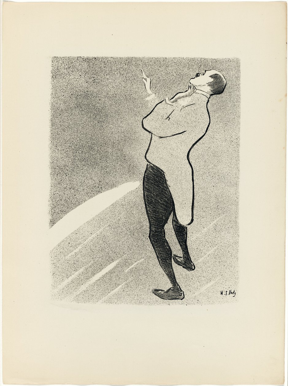 Kam-Hill, från Le Café-Concert av Henri Gabriel Ibels