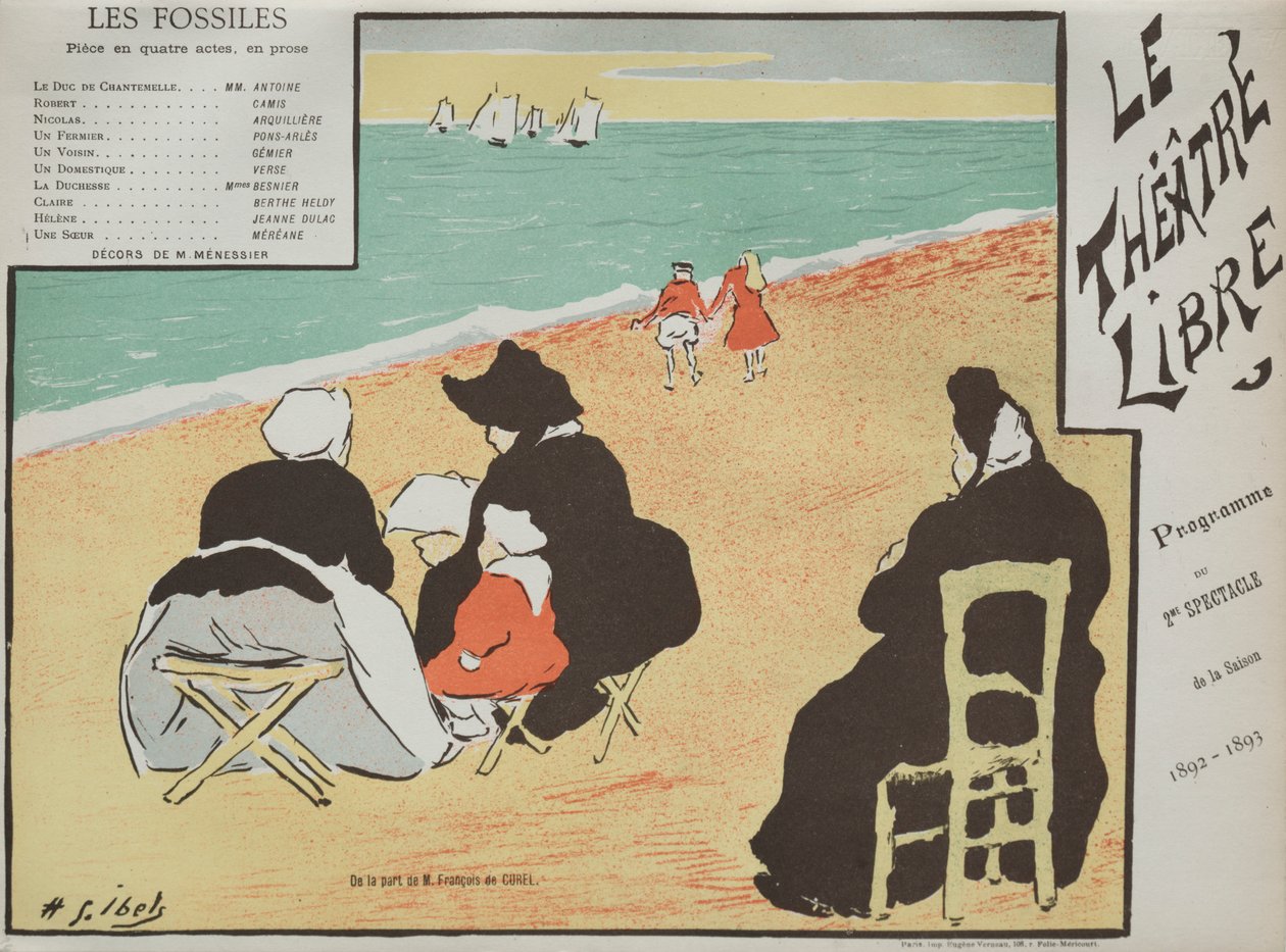 The Fossils (Program från Free Theatre) av Henri Gabriel Ibels