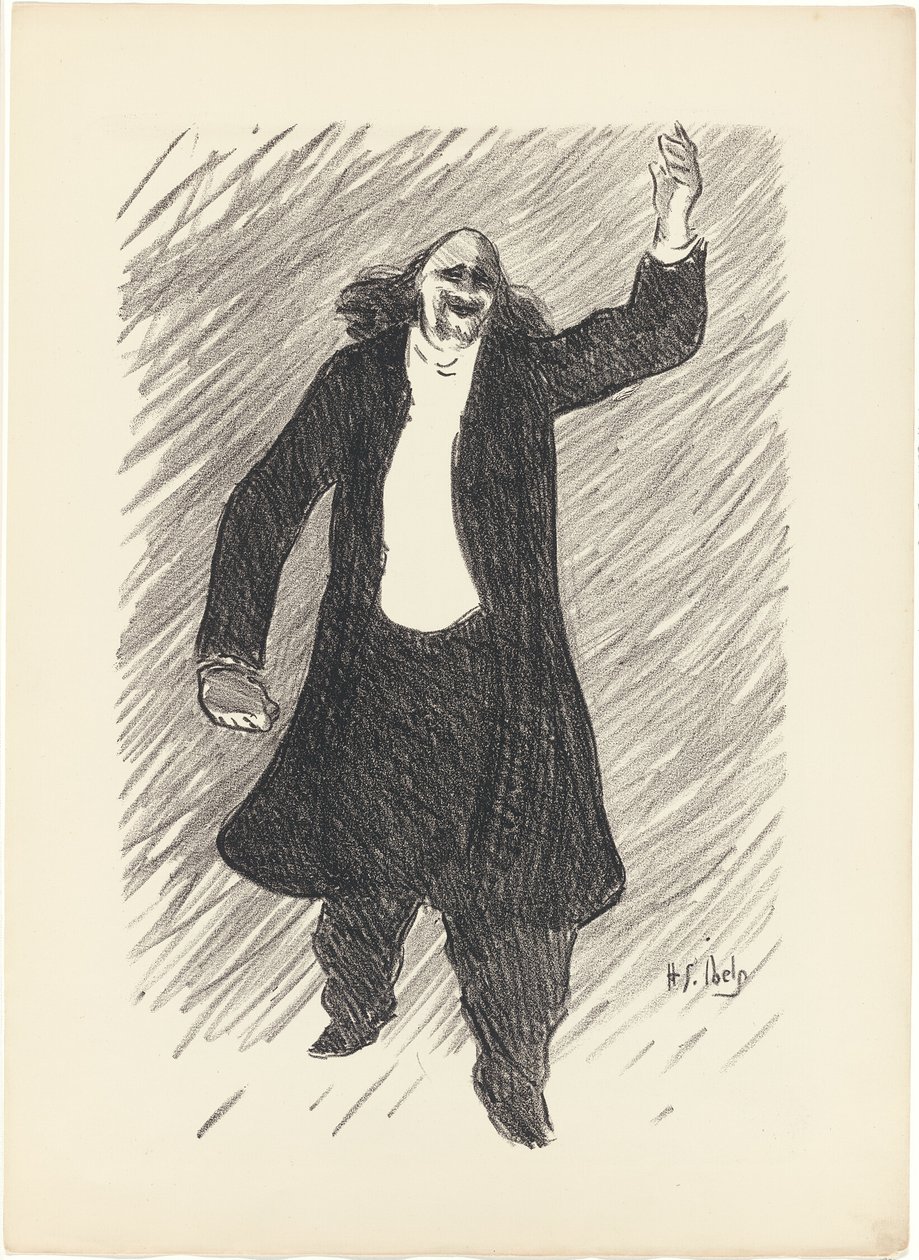Marcel Legay, från Le Café-Concert av Henri Gabriel Ibels