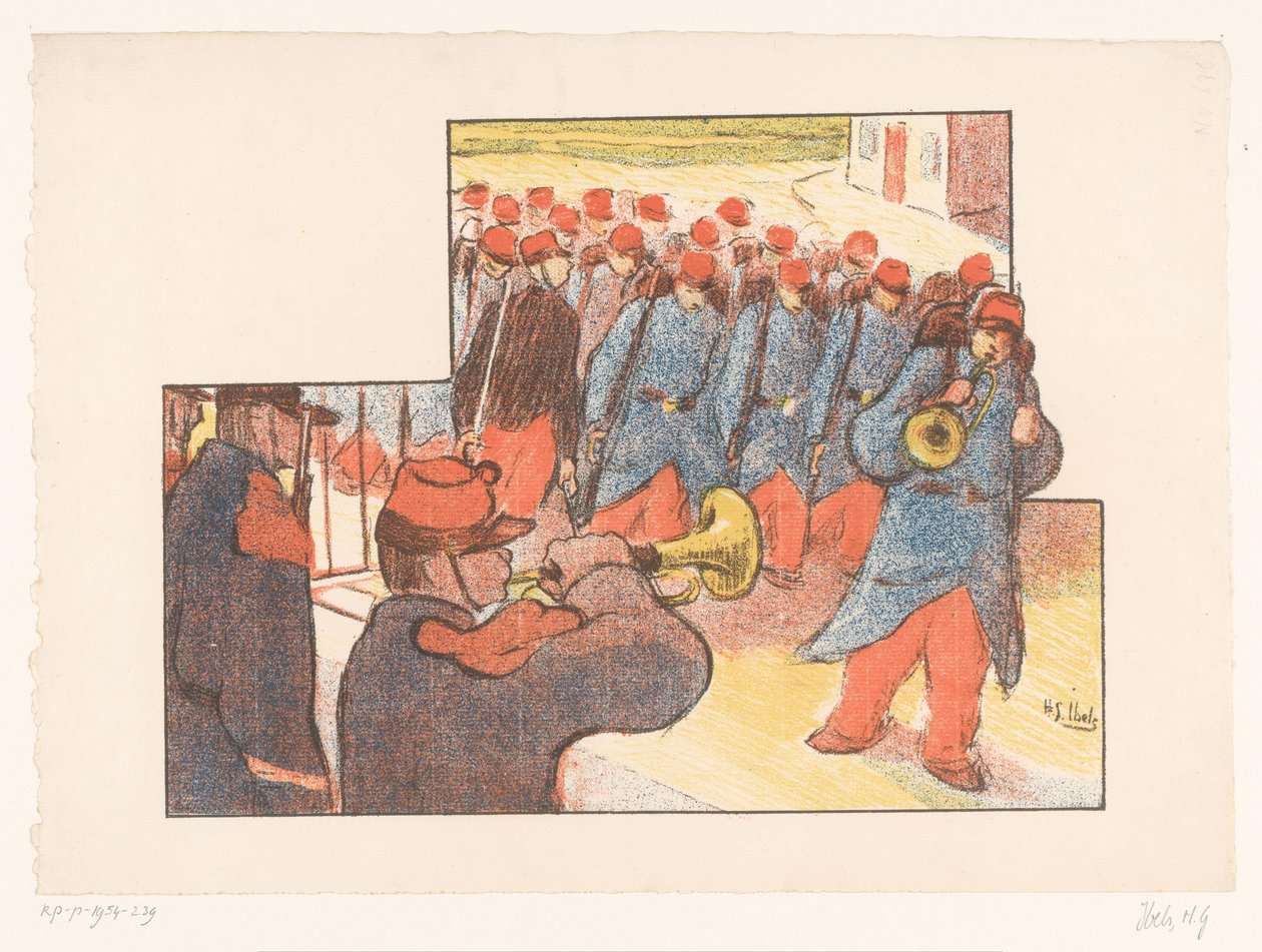 Militär parad Föreställningar av Théâtre Libre (serietitel) Les Programs du Théâtre Libre (serietitel) av Henri Gabriel Ibels
